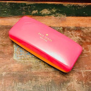 Kate Spade Pink & Orange Eyeglasses Case